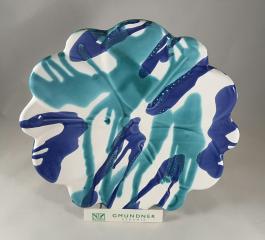 Gmundner Keramik-Schale Wellenrand/Form-C 27
